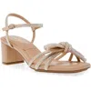 Anne Klein Womens Embellished Slip On Block Heel In Multi
