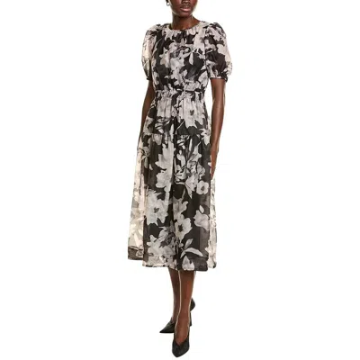 Anne Klein Womens Floral Print Polyester Maxi Dress In Multi