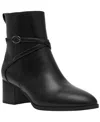 Anne Klein Maurice Maur01f9 Women's Bootie Black Leather Ankle Boots Jobb2040 In Black