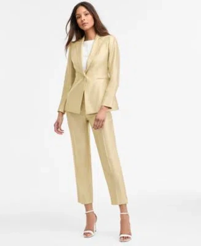Anne Klein Womens One Button Jacket Pants