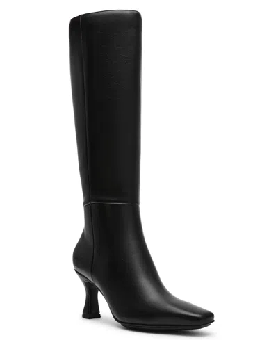 ANNE KLEIN WOMENS PERFEKTION WIDE CALF SNIP TOE KNEE HIGH BOOTS