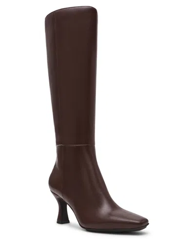 ANNE KLEIN WOMENS PERFEKTION WIDE CALF SNIP TOE KNEE HIGH BOOTS