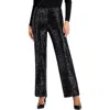 Anne Klein Womens Sequined Polyester Wide Leg Pants In Multi