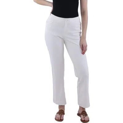Anne Klein Womens Suit Separate Office Straight Leg Pants In Beige