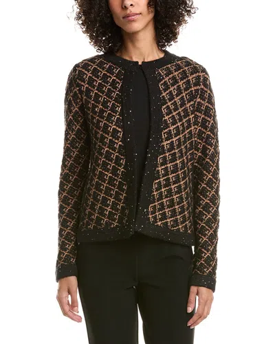 ANNE KLEIN WOOL-BLEND CARDIGAN