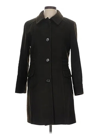 Pre-owned Anne Klein Wool Coat In Black