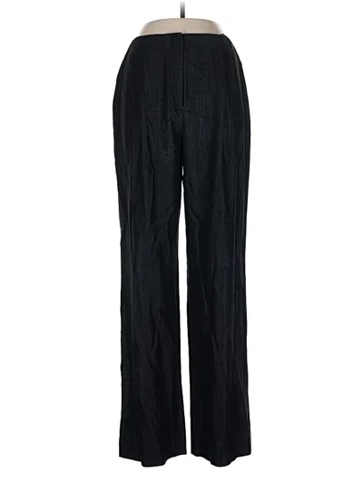 Pre-owned Anne Klein Wool Pants In Black