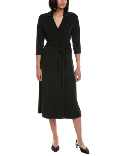 ANNE KLEIN WRAP MIDI DRESS