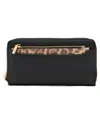 Anne Klein Zip Around Wallet In Black