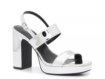 Anne Klein Zoelle Sandal In Silver