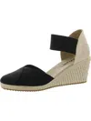 Anne Klein Zoey Wedge Sandal In Black