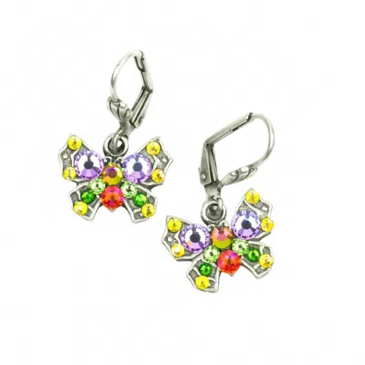 Anne Koplik Women's Aprille Crystal Butterfly Earrings In Multicolor