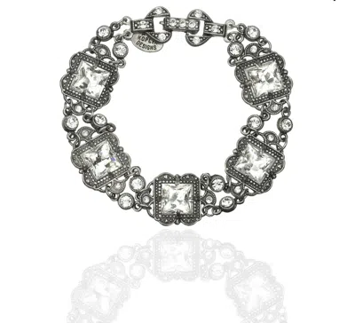 Anne Koplik Women's Margaretta Crystal Bracelet In Clear In Metallic