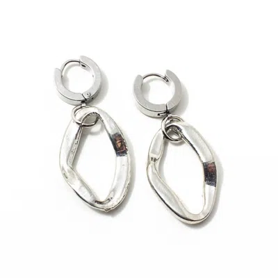 Anne-marie Chagnon Erca Earrings In Silver