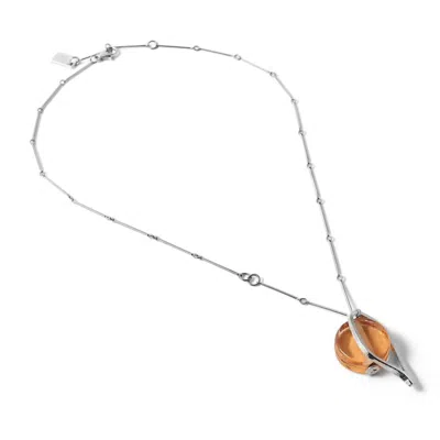 Anne-marie Chagnon Women's Dolly Necklace In Amber