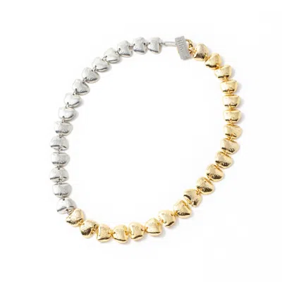 Anne-marie Chagnon Women's Napoleon Necklace In Silvery & Gold