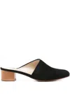 Anne Thomas 50mm Block-heel Suede Mules