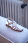 Anne Thomas Women's Hackney Sandal In Latte In Multi