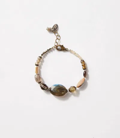 Anne Vaughan Women's Labradorite Beaded Bracelet