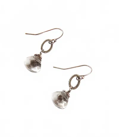 Anne Vaughan Women's Moonlight Dangle Earrings In Smoke