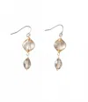 Anne Vaughan Women's Smokey Quartz Dangle Earrings