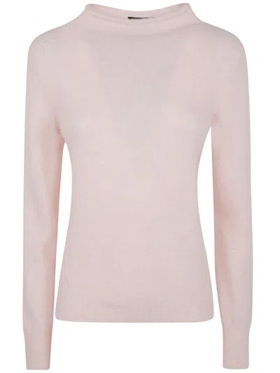 Anneclaire Alpaca Blend Turtleneck In Pink