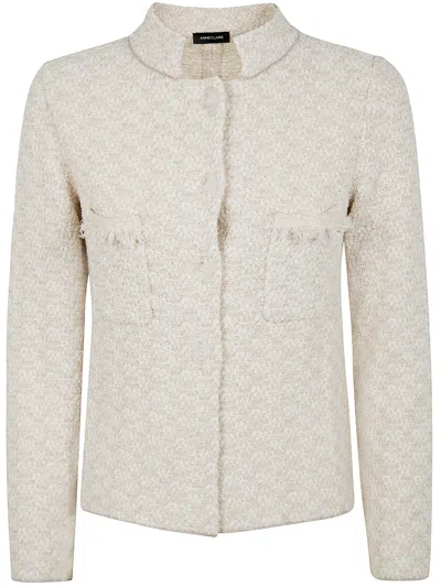 Anneclaire Classic Cropped Jacket In Neutral