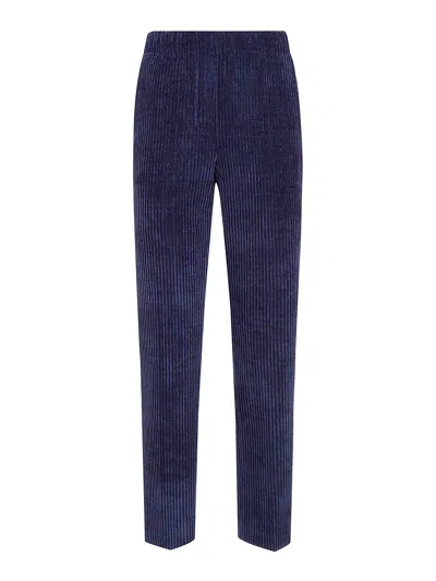 Anneclaire Corduroy Trousers In Blue