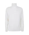 Anneclaire Long-sleeved Sweater In White