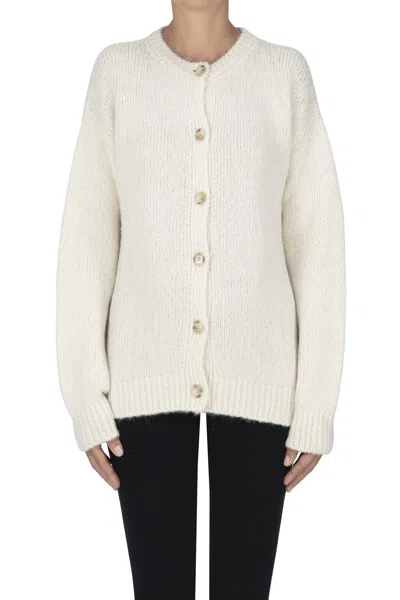 Anneclaire Rounded Neckline Pullover In White