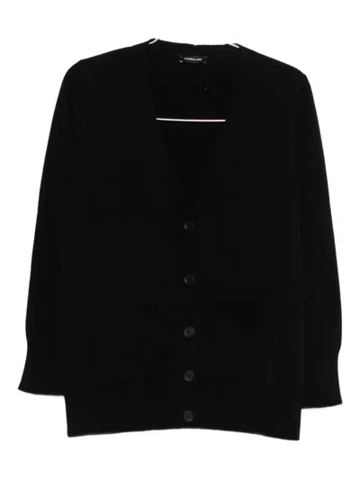 Anneclaire Anne Claire Button Cardigan In Black
