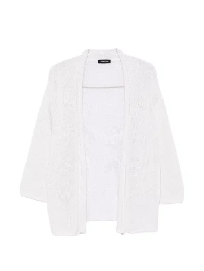 Anneclaire White Cardigan In Multi