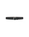 Anneclaire Woman Belt Midnight Blue Size 39.5 Soft Leather