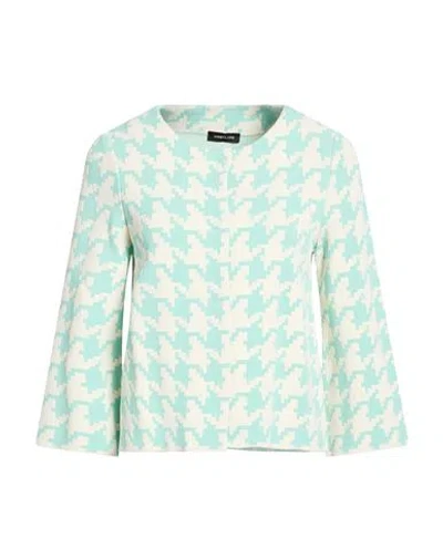 Anneclaire Woman Cardigan Light Green Size 4 Viscose, Polyamide