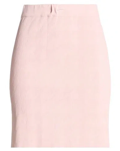 Anneclaire Woman Mini Skirt Pink Size 6 Viscose, Polyamide