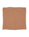 Anneclaire Woman Scarf Camel Size - Wool, Cashmere In Brown