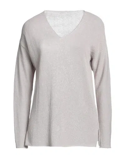 Anneclaire Woman Sweater Beige Size 6 Linen, Polyamide