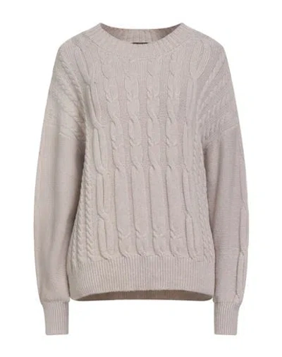 Anneclaire Woman Sweater Beige Size 6 Wool, Cashmere In Neutral