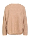 Anneclaire Woman Sweater Camel Size 12 Polyamide, Merino Wool, Alpaca Wool, Elastane In Multi