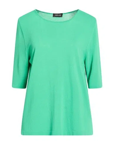 Anneclaire Woman Sweater Green Size 14 Viscose, Polyamide