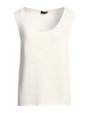 Anneclaire Woman Sweater Ivory Size 10 Viscose, Polyamide In White