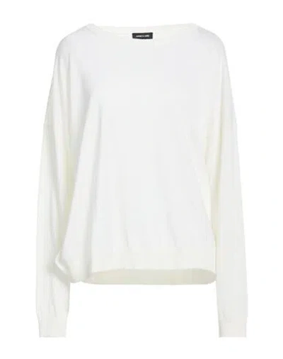 Anneclaire Woman Sweater Ivory Size 14 Merino Wool In White