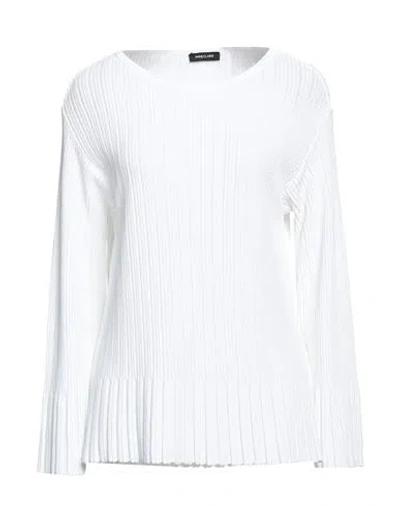Anneclaire Woman Sweater Ivory Size 8 Viscose, Polyamide In White