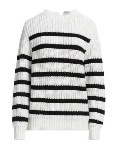 Anneclaire Woman Sweater Ivory Size 8 Wool, Cashmere In White