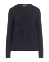 Anneclaire Woman Sweater Navy Size 10 Cashmere