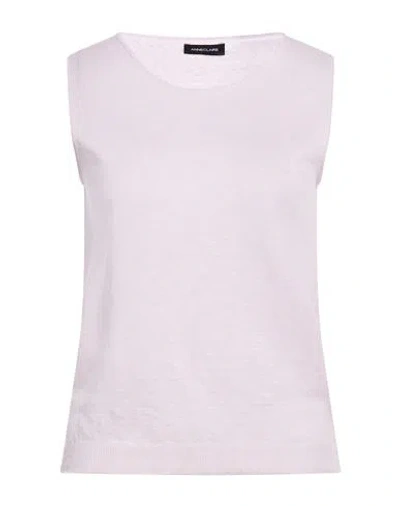 Anneclaire Woman Top Pink Size 10 Linen, Organic Cotton