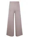 Anneclaire Wool & Cashmere Knit Fabric Pants In Neutral