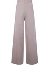 Anneclaire Wool & Cashmere Knit Fabric Pants In Pink