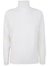 Anneclaire Long-sleeved Sweater In White