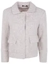 Anneclaire Wool Blend Sale Pepe Knit Fancy Jacket In Multi
